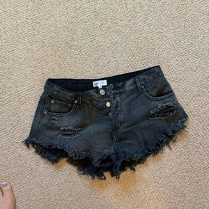 by the way mid rise shorts